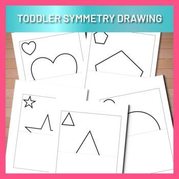 toddler symmetry shape drawing by ascendprints tpt