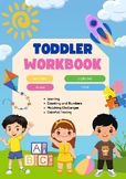 Toddler Workbook | 90 worksheets | Ages 1-4