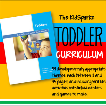 Preview of Toddler or Early Preschool Curriculum With 59 Themes for the Year - 1600 pages