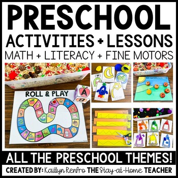 Preview of Preschool Curriculum & Lesson Plans | Toddler Activities Homeschool PreK Themes