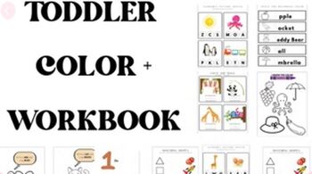 Preview of Toddler learning preschool, homeschool, toddler activities 283 pages