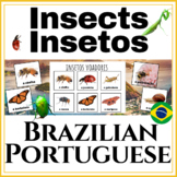 Toddler's First Portuguese Learning Binder: Bugs / Insetos