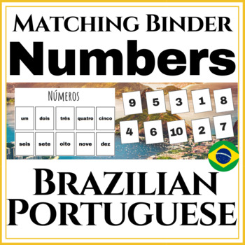 Preview of Toddler's First Portuguese Learning Binder: Numbers Extension!