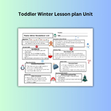 Toddlers Winter-Themed Lesson plan Unit