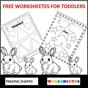 Preview of Toddlers trasing activity worksheets