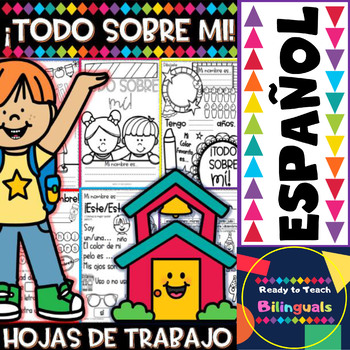 Preview of Todo Sobre Mi - No-Prep Printables for The First Days of School