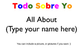 Todo Sobre Yo (All About Me) Google Slides Template