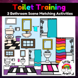 Toilet Potty Training Bathroom Vocabulary Flashcards Match