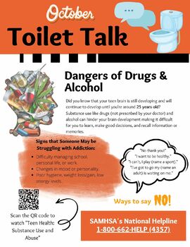 Preview of Toilet Talk: October (Drug & Alcohol Prevention)