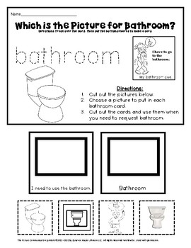 Download Toilet Training Printables for Students with Autism & Similar Needs