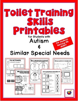 Preview of Toilet Training Printables for Students with Autism | Bathroom | Potty Training