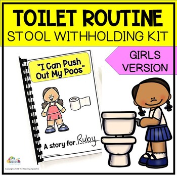 Preview of Toilet Training Stool Withholding Social Story Toolkit for Autism and Special Ed