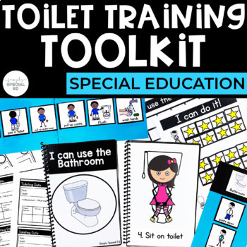 Preview of Toilet / Potty Training Toolkit for Special Ed: Adapted Books, Visuals, Rewards