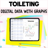 Toileting Data Sheets with Graphs Digital Trackers