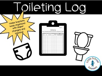 Preview of Toileting Log | Diaper Change Log | Special Education