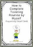 Toileting Routine Visual Sequencing Cards