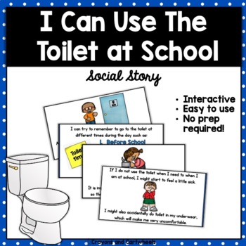 Preview of Toileting at School | Interactive Social Story