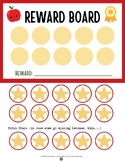 Token Board | Behavior Management - Red/Star Theme (10 tokens)