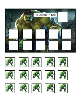 Preview of Token Board (Hulk)