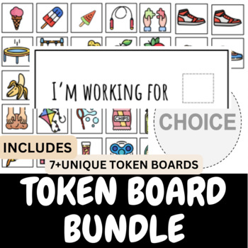 Preview of Token Board Mega-Bundle! Positive Reinforcement Behavior SPED Autism ADHD ID ED