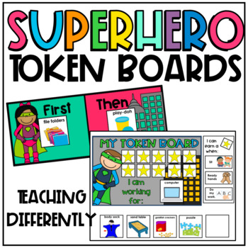 Superhero Token Economy Board 