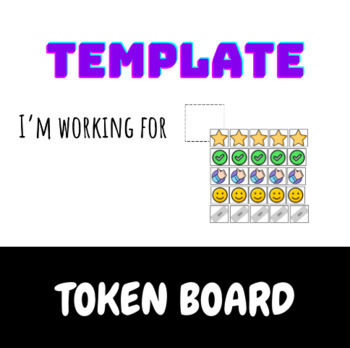 Preview of Token Board Template - DIY Create Student-Specific Resources!