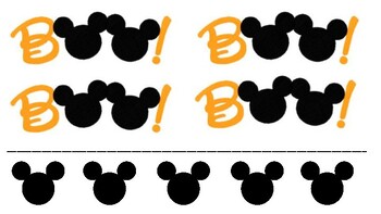 Preview of Token Boards- Mickey Mouse- October and November