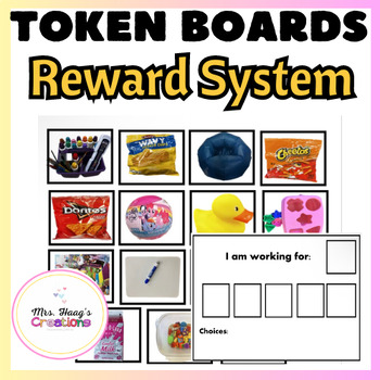 Preview of Token Board Reward System For Autism