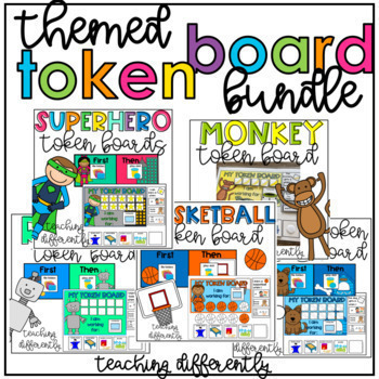 Preview of Token Boards Themed Growing Bundle