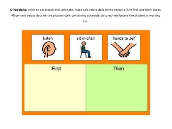 Preview of Token Boards and Visual Schedules for Special Education/ Behavior Management