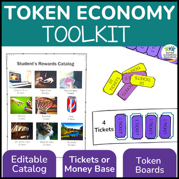 Preview of Token Economy Toolkit for Behavior Support for Special Education w/ Token Boards