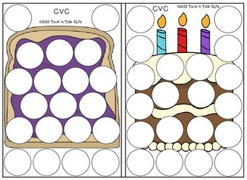 Token Talk Quick Drill for CVC words by Tech 'n Talk SLPs | TPT