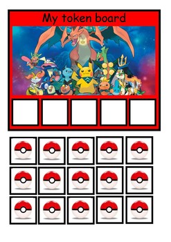 Pokemon Reward Chart Printable