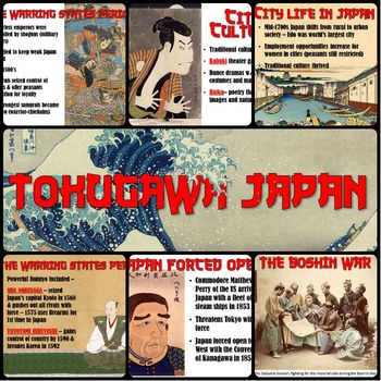 Preview of Tokugawa Japan PowerPoint & Flipped Classroom Lesson