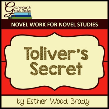 Preview of Toliver's Secret: Novel Work for Subordinating Conjunctions