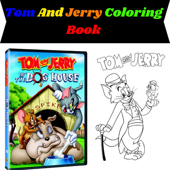 Preview of Tom And Jerry Coloring Book /inglish/2024
