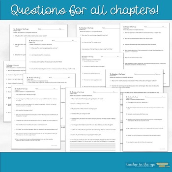 The Adventures Of Tom Sawyer Chapter S For Comprehension And Analysis Ccss