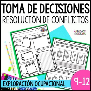 Preview of Toma de decisiones | Trabajo en equipo | Resolución de conflictos | Ocupacional