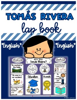 Preview of Tomas Rivera Lap Book in *ENGLISH*