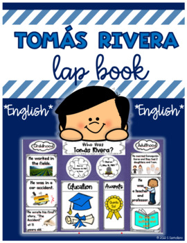 Preview of Tomas Rivera Lap Book in English & Spanish Bundle