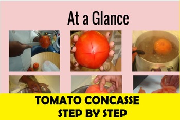 Preview of Tomato Concasse Knife Skills Slideshow for FACS and Culinary Arts