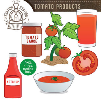 Preview of FREE Tomato Clip Art