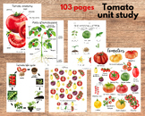 Tomato unit study, Tomato anatomy and life cycle, Tomato t
