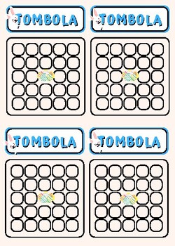 Preview of Tombola Cards- Pasqua/Easter