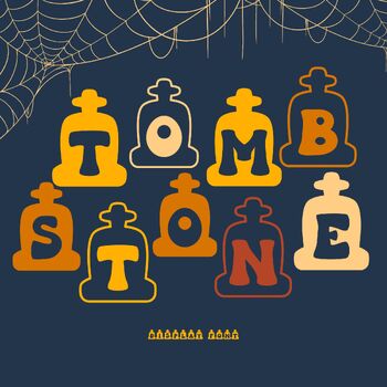 Preview of Tombstone - Halloween Decorative Font: Free for personal use