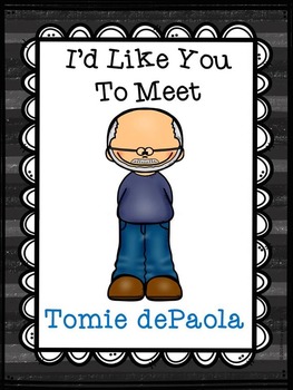 Preview of Tomie dePaola Author Study Mini Report