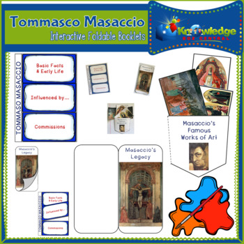 Preview of Tommaso Masaccio Interactive Foldable Booklets