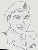 Tommy Prince Colouring Page