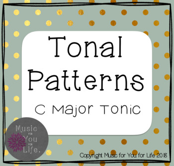 Preview of Tonal Patterns: C Major Tonic