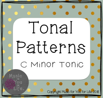 Preview of Tonal Patterns: C Minor Tonic